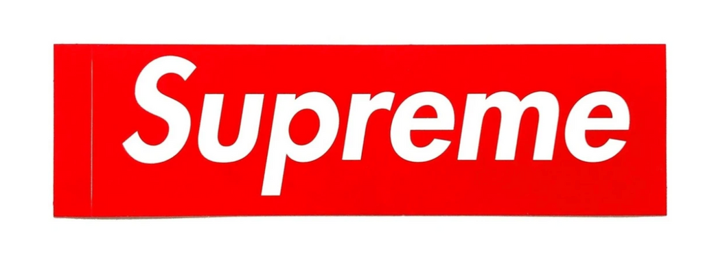 Classic Red Supreme Box Logo Sticker – Rundown LA