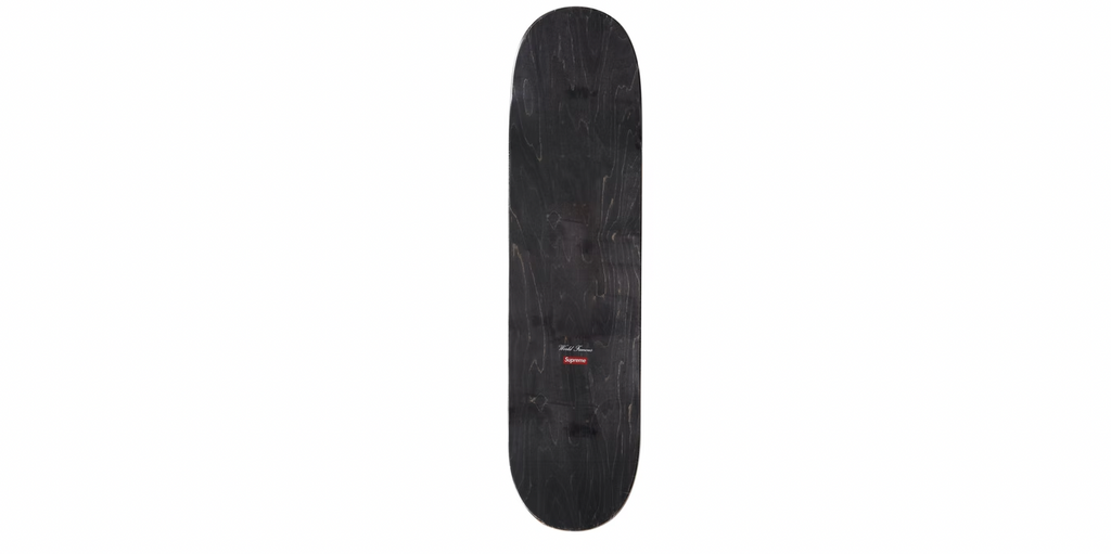 Supreme Bling Box Logo Skateboard Deck Platinum – Rundown LA