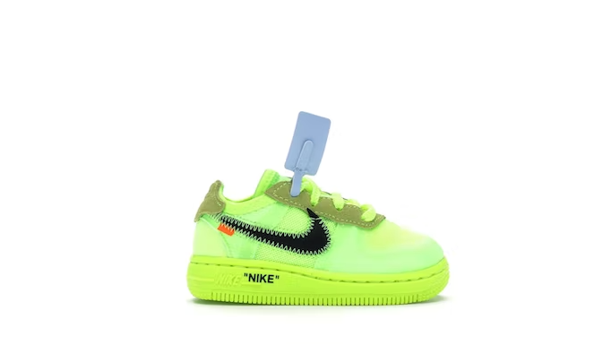 Nike Air Force 1 Low Off-White Volt (TD) – Rundown LA