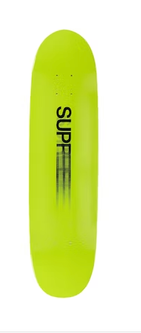 Supreme Motion Logo Cruiser Skateboard Deck Lime – Rundown LA
